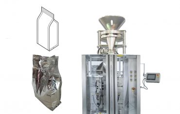 自動 500 グラム茶クワッド シール袋包装機