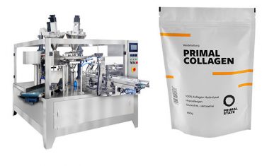 ジッパー付きドイバッグ用自動粉末包装機