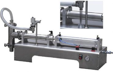 単一ヘッドピストン充填剤液体