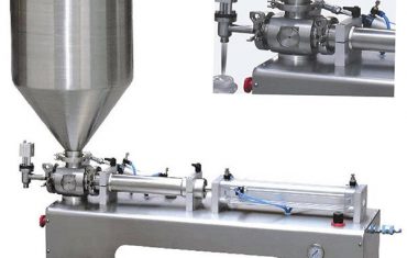 シングルヘッドピストンフィラー粘性液体